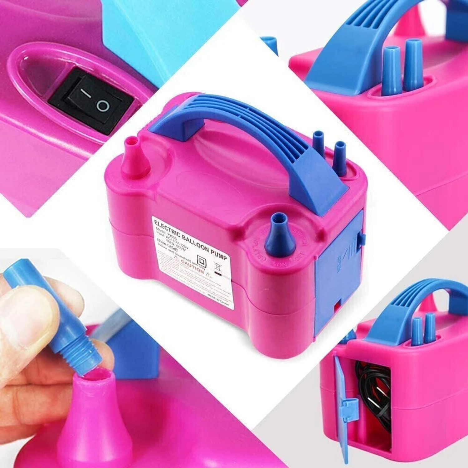 Image of VMV FUZON Solid Electric Balloon Blower Pump Inflator for Decoration Balloon Pump PUMP Balloon