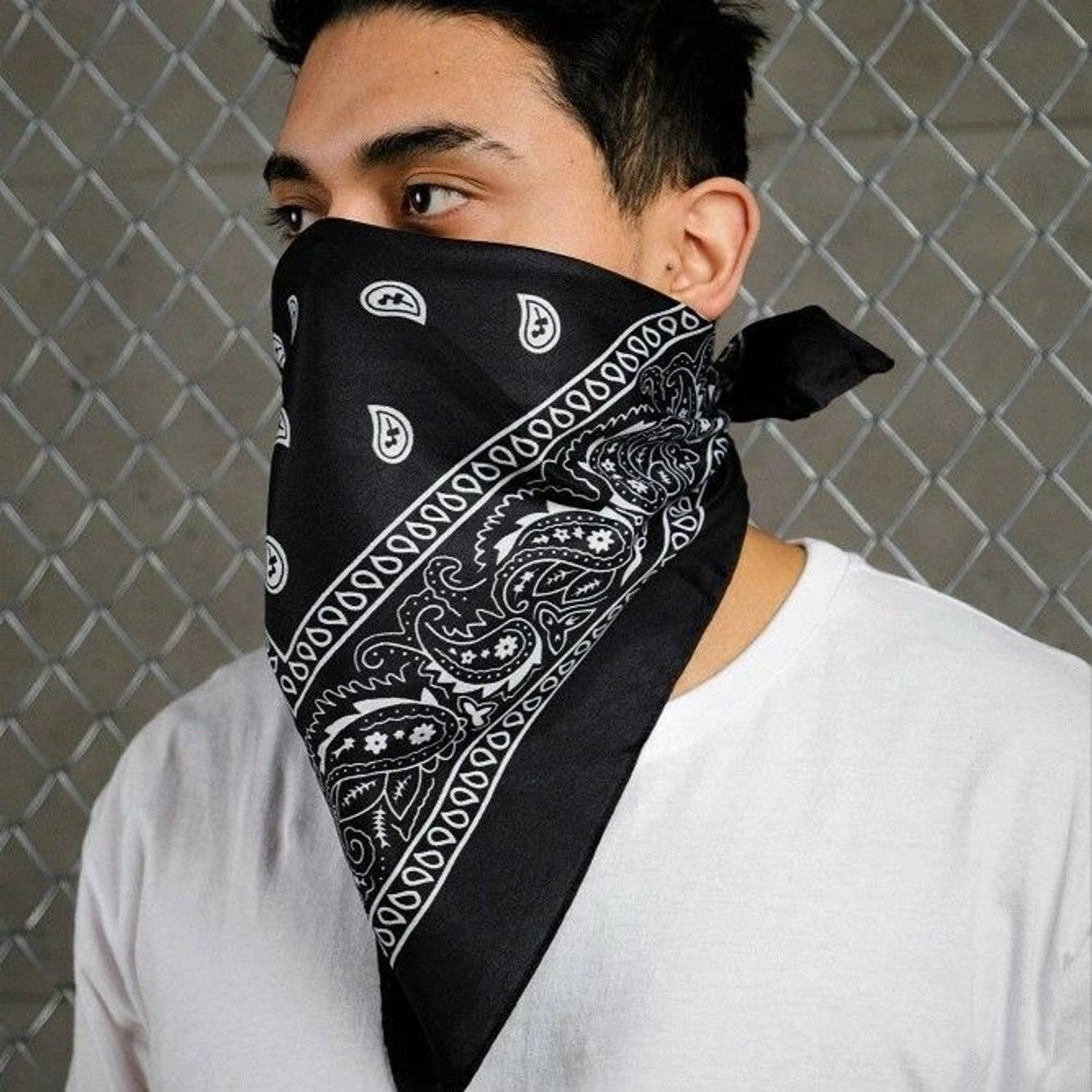 PEHNARI Solid Self Design Bandana - Image 5