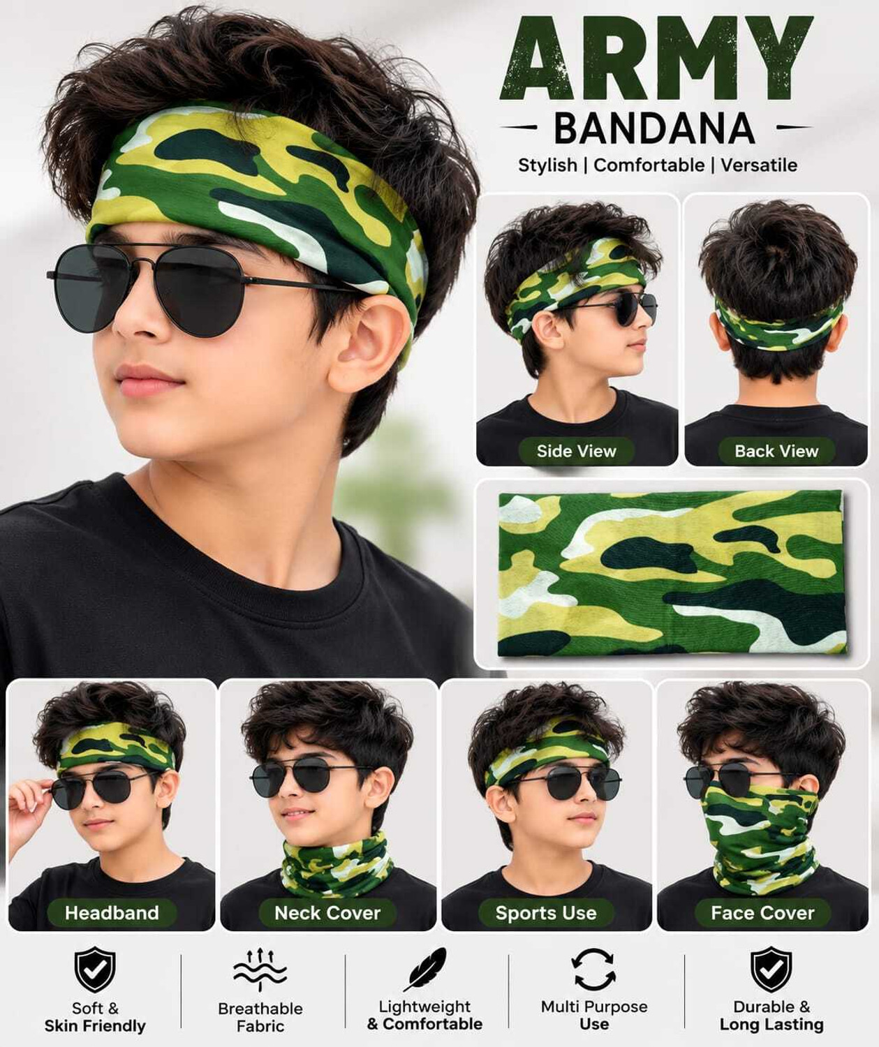 Image of Keyter Boys Printed Bandana