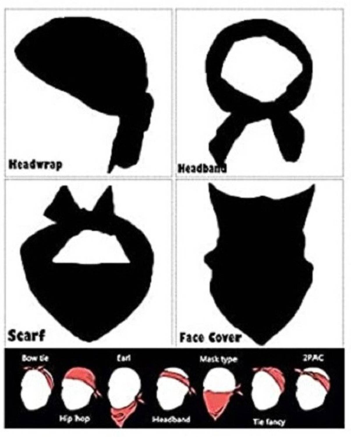 BNB Men Printed Bandana Pack of 4 - Image 2