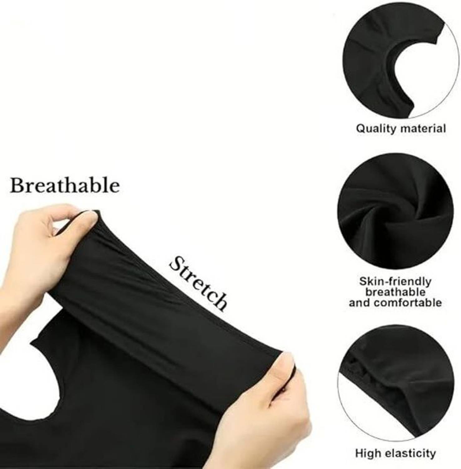 KDHOSIERY Men & Women Solid Bandana - Image 3