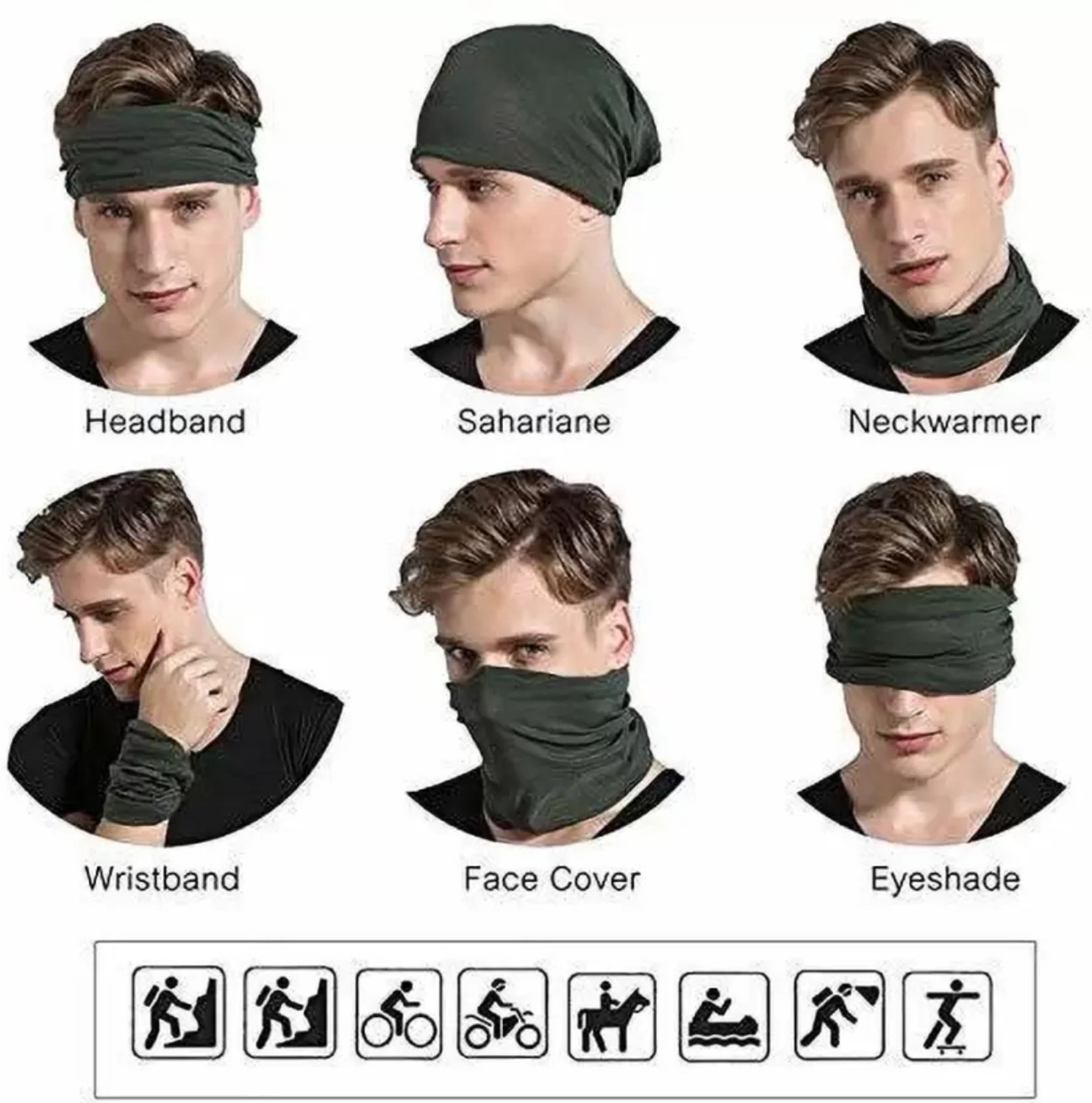 Image of plutoprom Grey Bike Face Mask for Men & Women