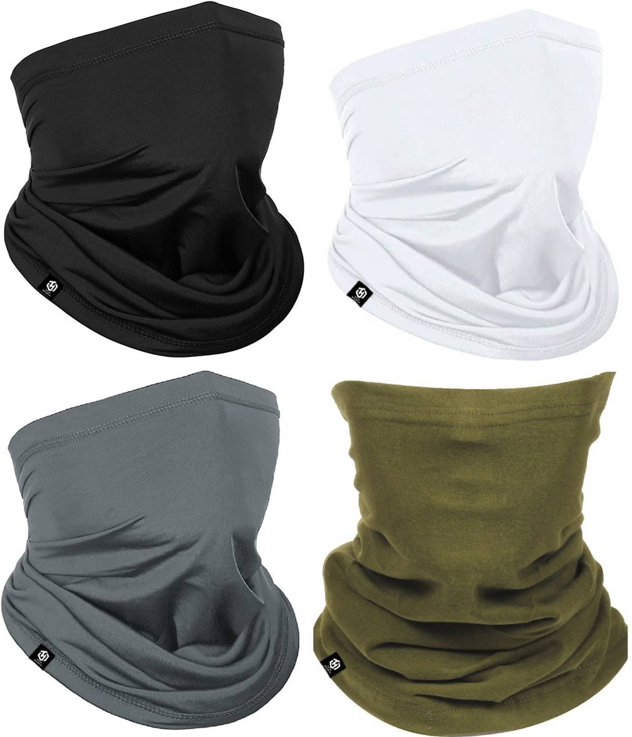 Tough Headwear Men & Women Solid Bandana (Pack of 4)