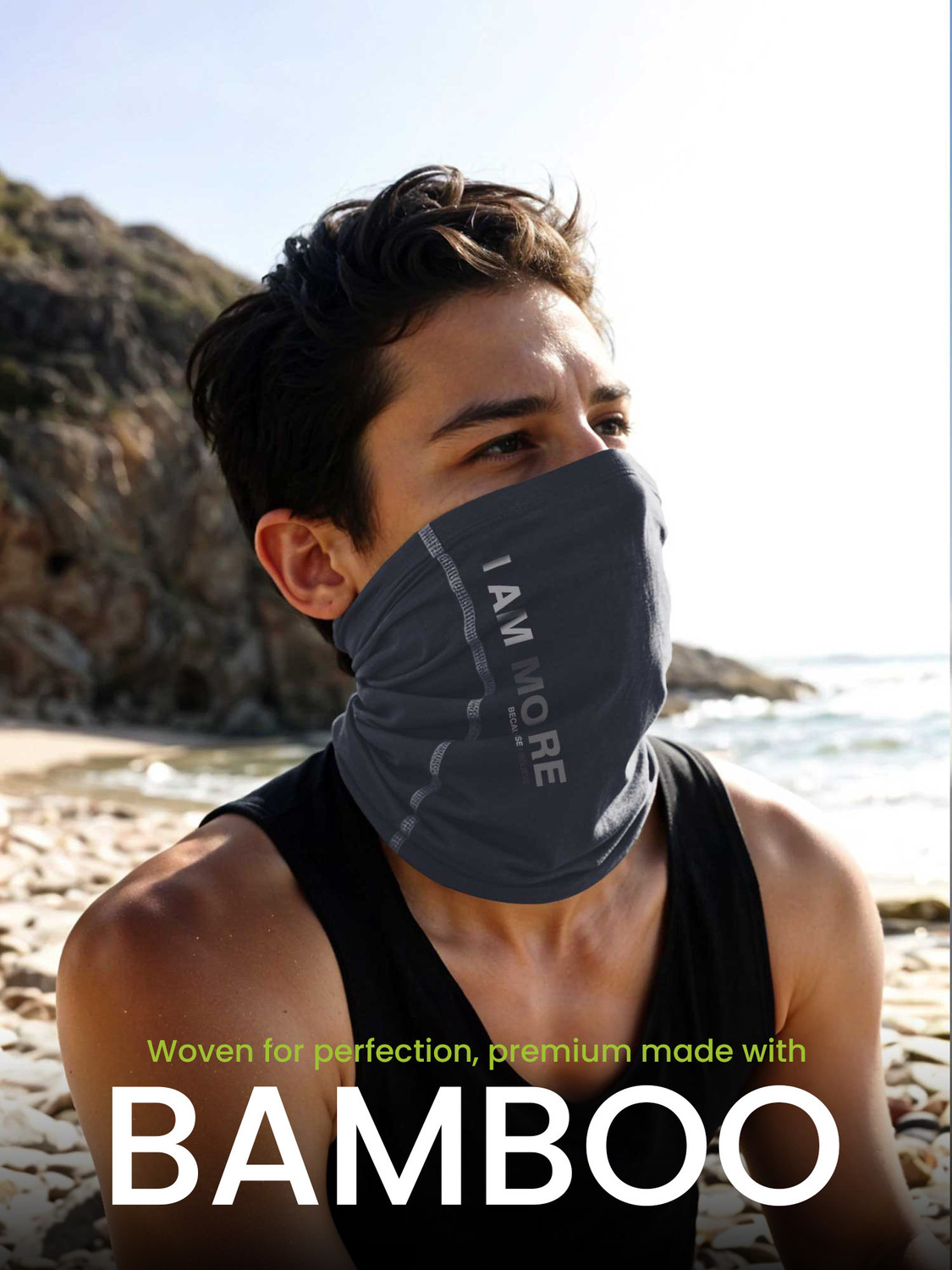 Image of FREECULTR Unisex Printed Bamboo Bandana Anti Microbial Multipurpose Headband Cloth Face Mask for Dust and Sun Protection (Pack of 3) Men Printed Bandana