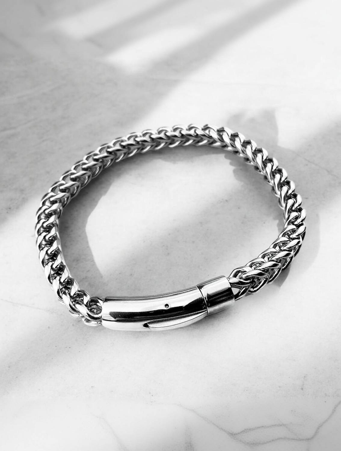 19th July Jewels Stainless Steel, Steel Gold-plated Bracelet