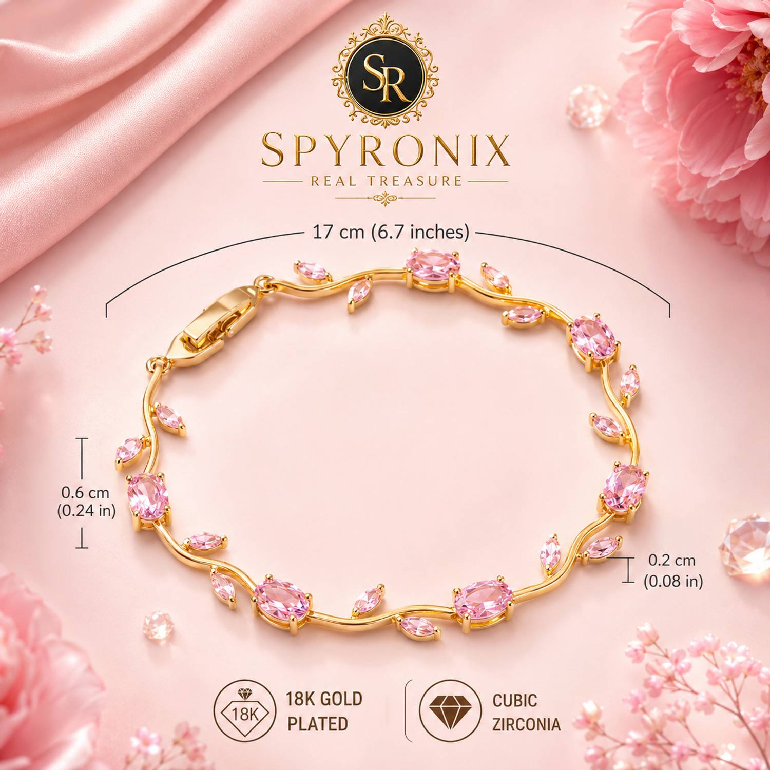 SPYRONIX Real Treasure Gold Armlet - Image 3