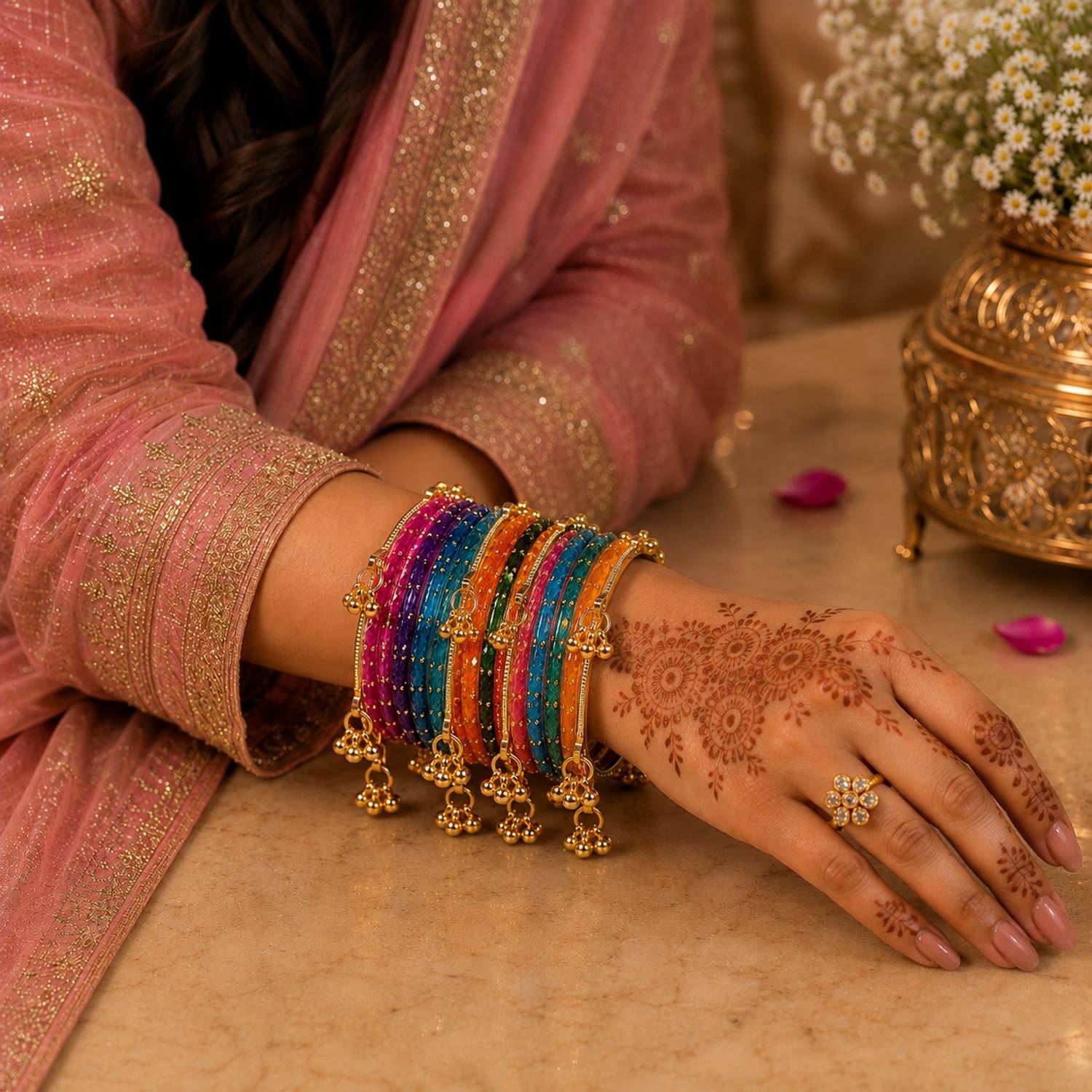 Ramaa Gold-plated Bangle Set Pack of 1 - Image 3