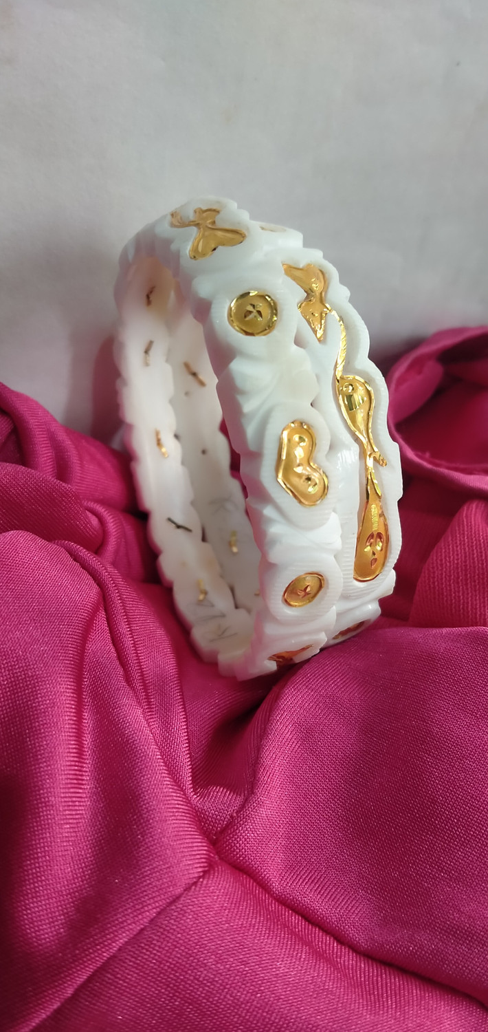 Image of RoyalLImitation Metal Gold-plated Bangle Set