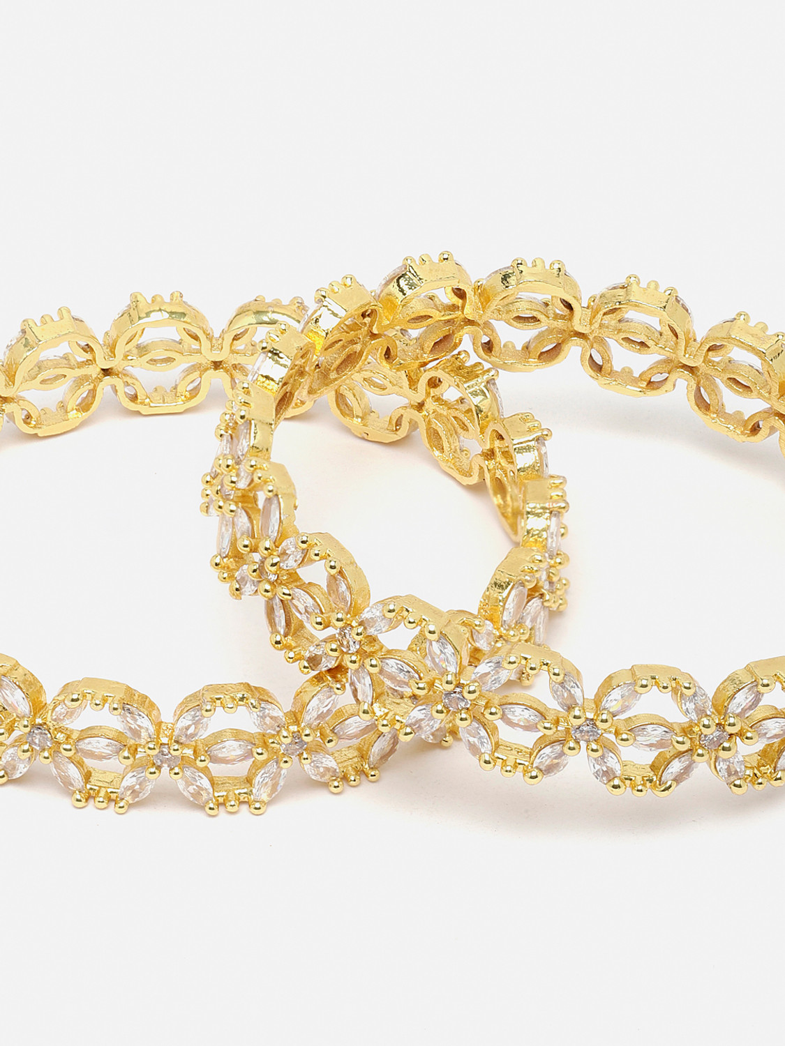 Image of ZENEME Brass Bangle Set