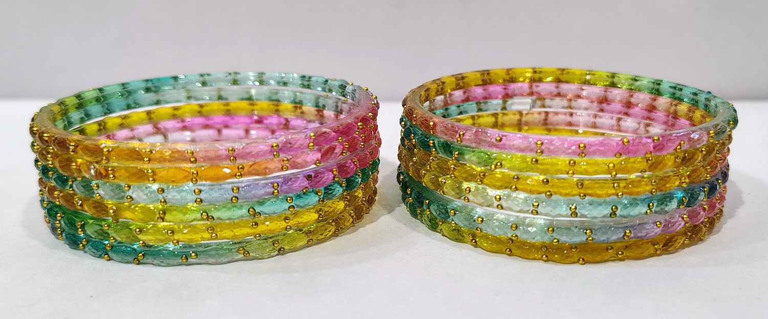 Image of ABC Glass Bangle Set