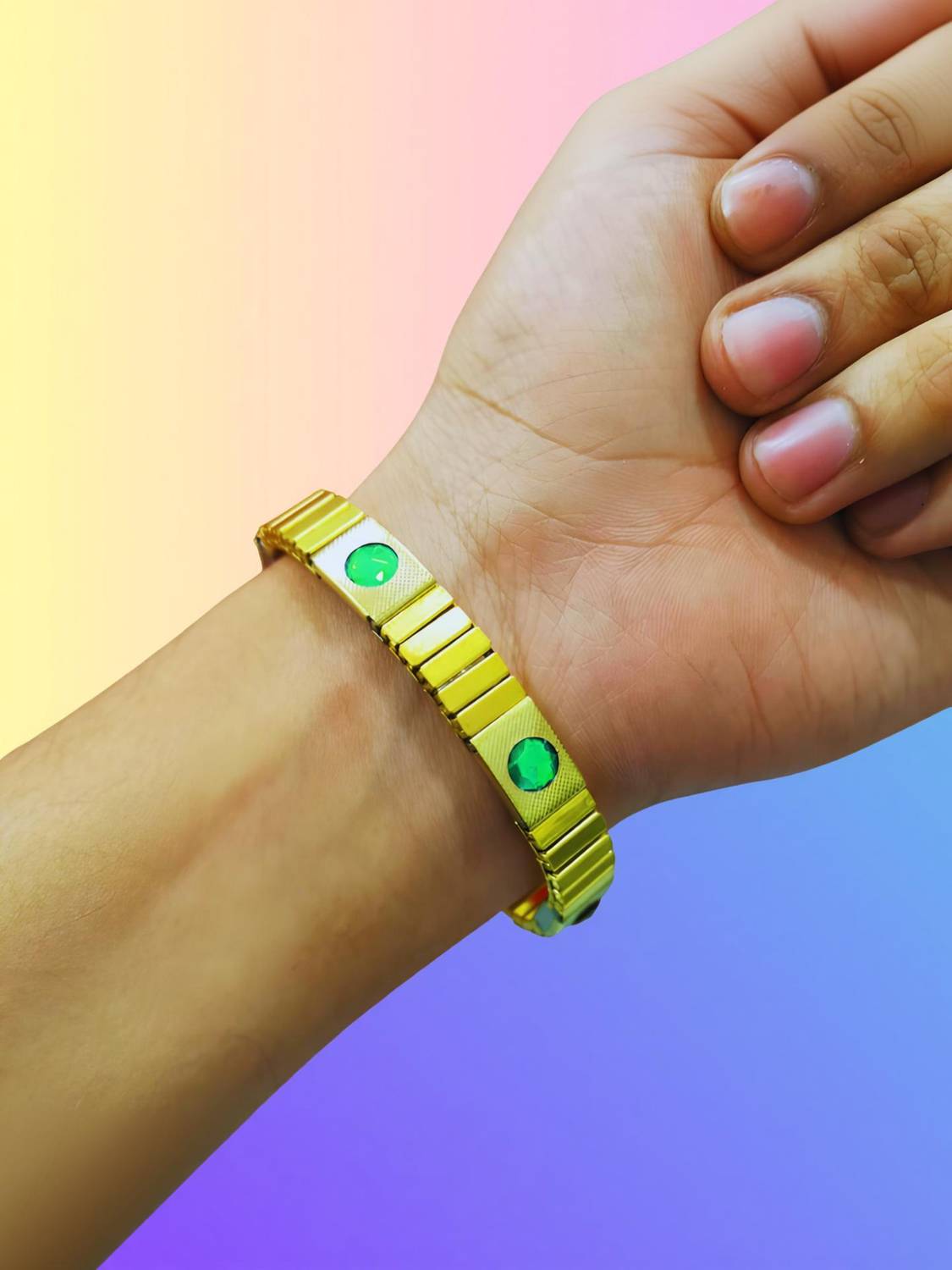 Bracotive Brass Gold-plated Bracelet