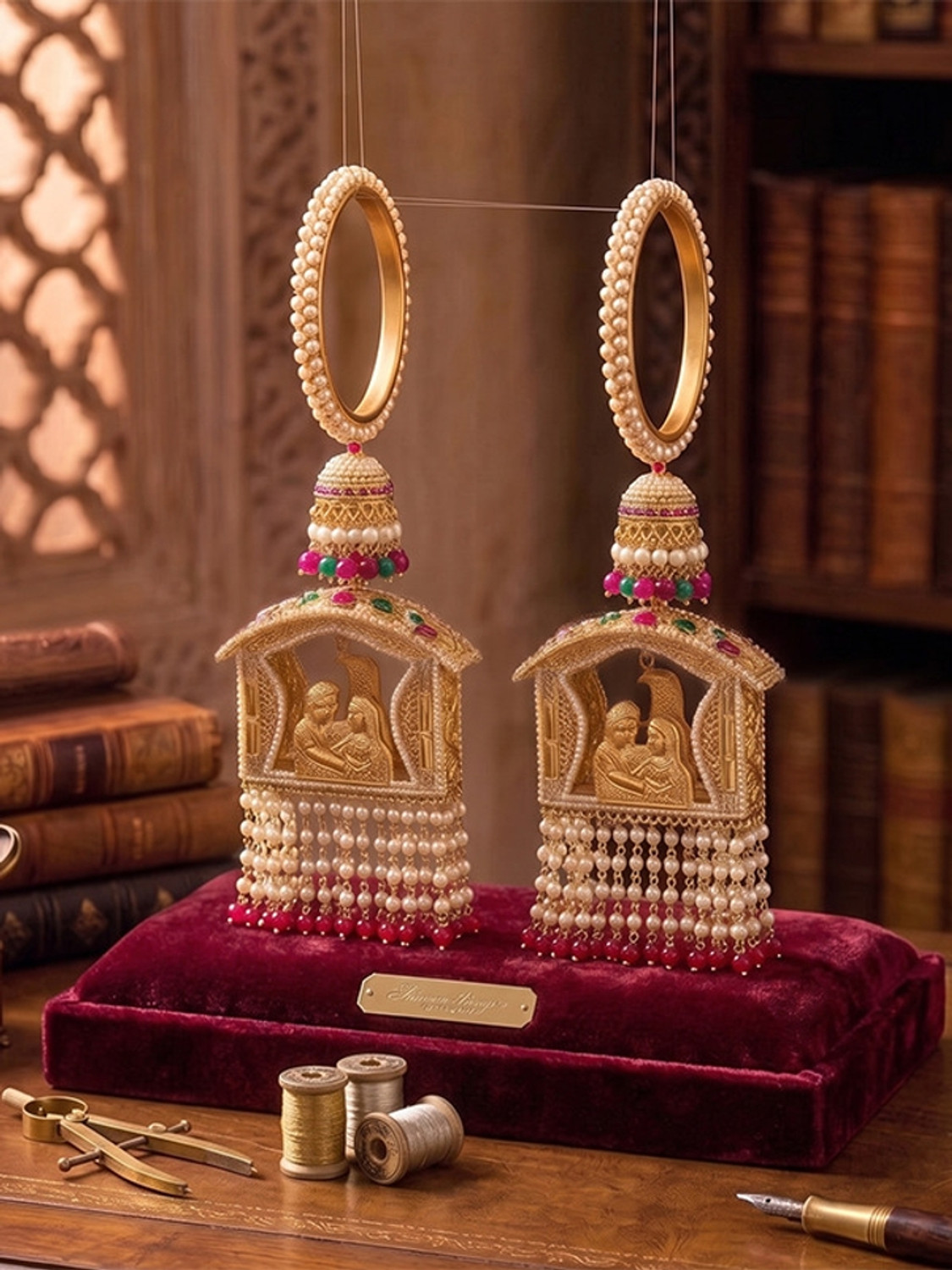 Image of advika creations india Metal Beads, Pearl Kalire