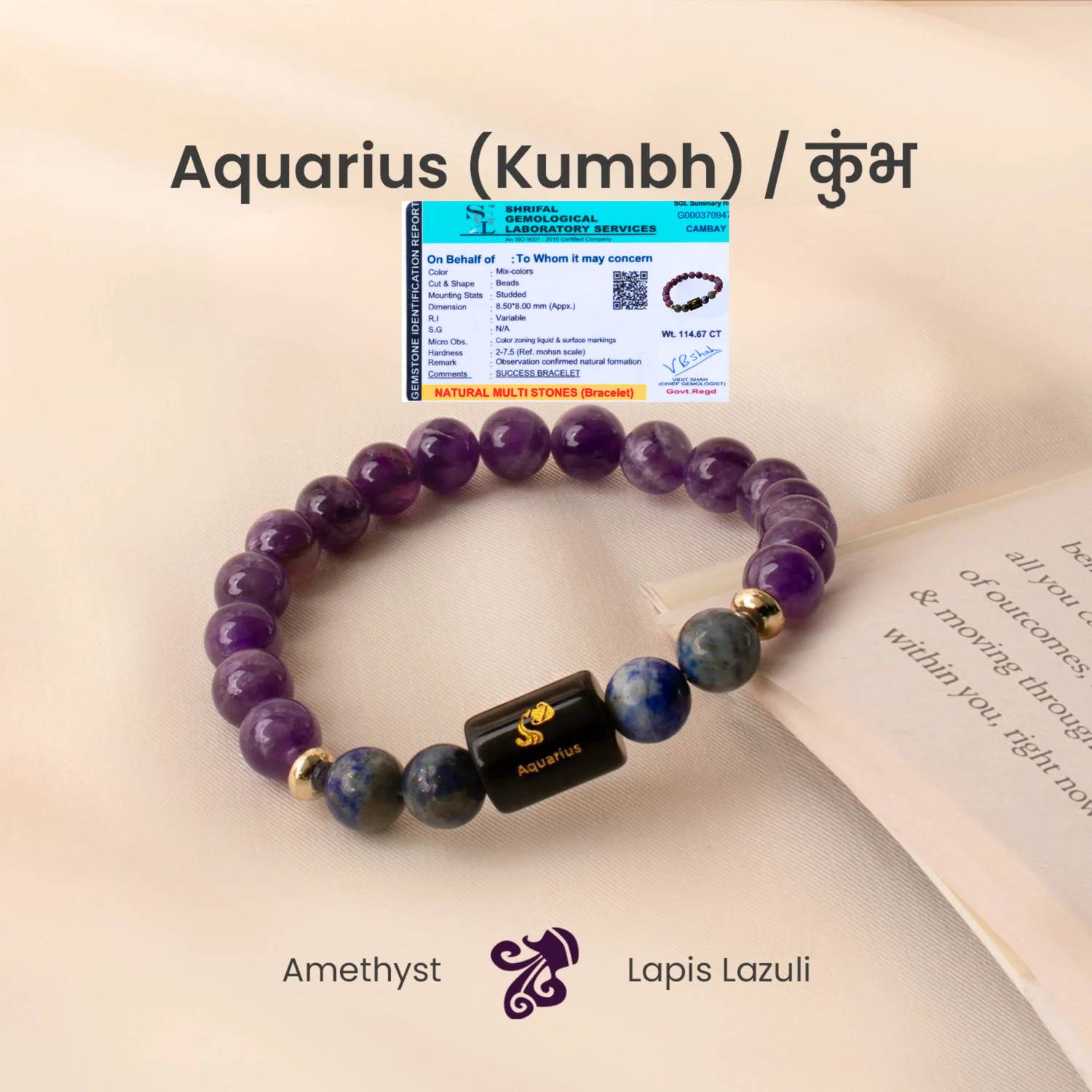 VIBESLE Stone Beads Crystal Bracelet - Image 2