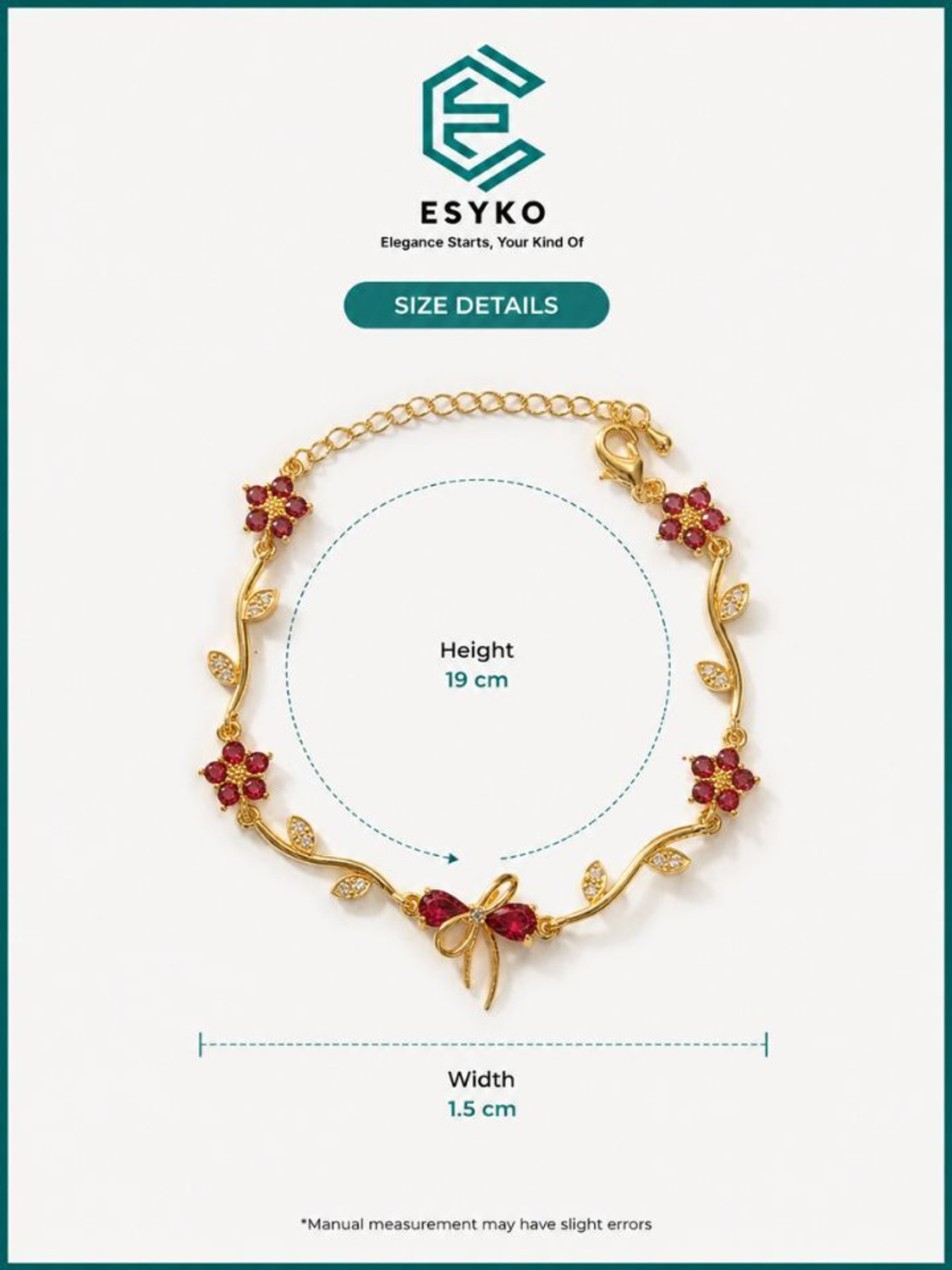 Image of zevarna Alloy Cubic Zirconia Gold-plated Bracelet Set