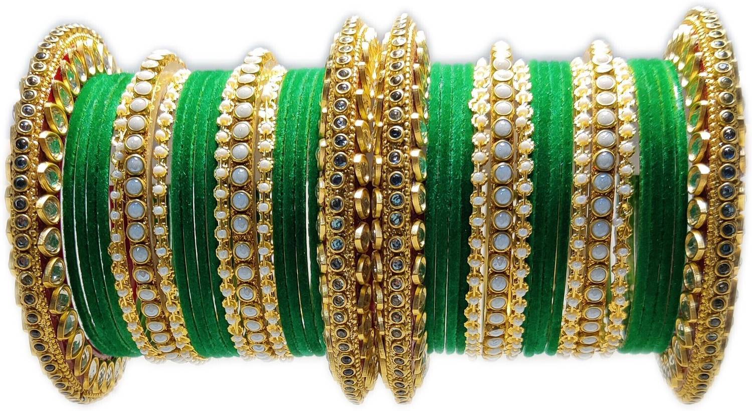 Ammoli Metal Bangle Set