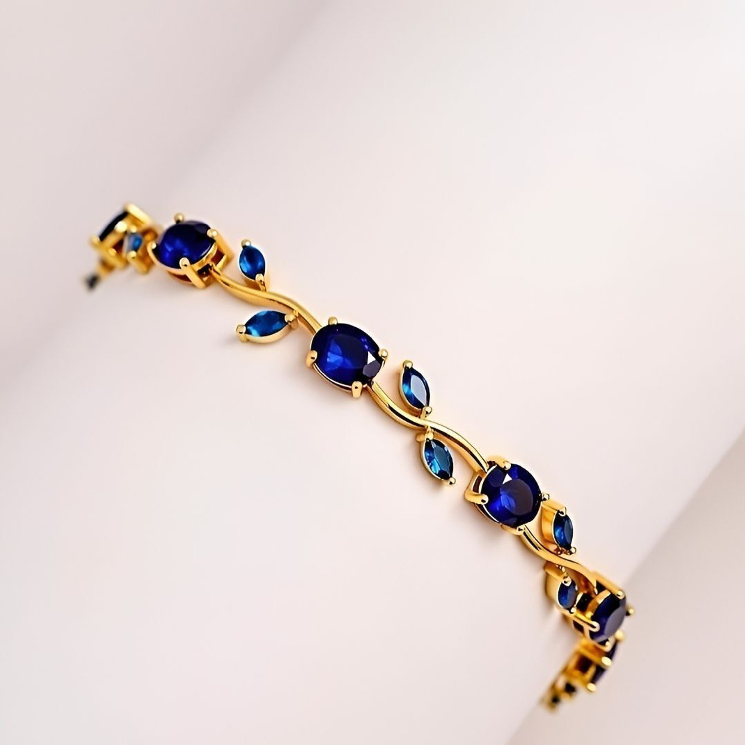 Image of Inites Crystal, Stainless Steel Zircon Gold-plated Bracelet