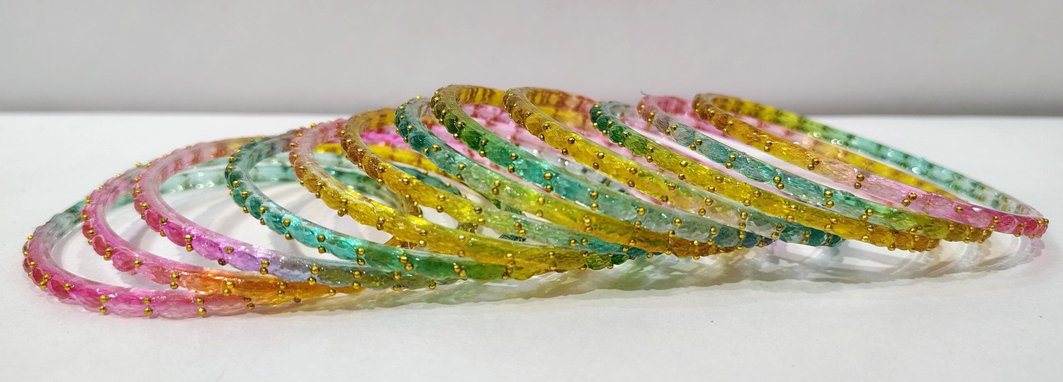 Image of ABC Glass Bangle Set