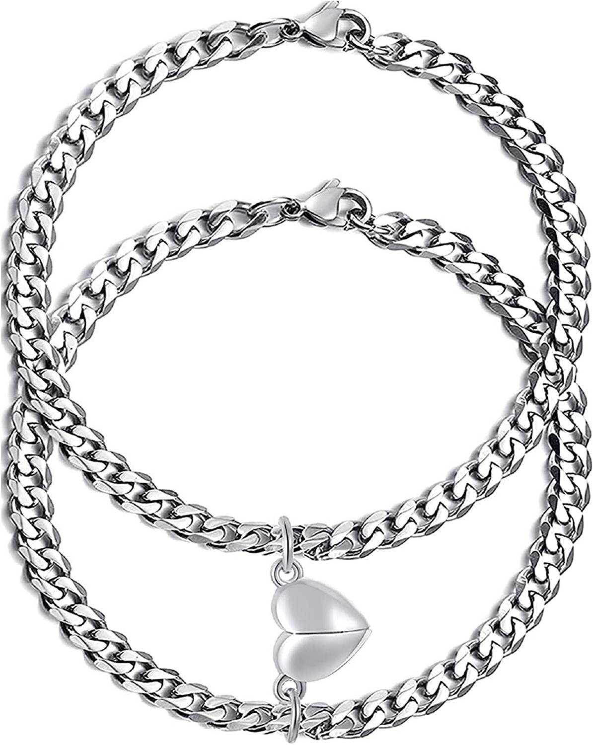 Maaword Alloy, Stainless Steel Bracelet Set