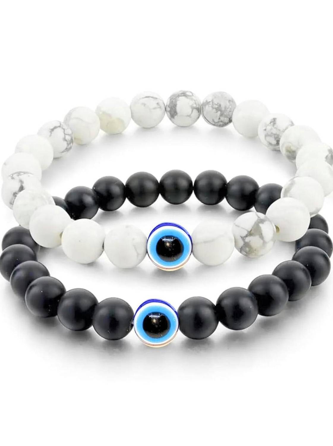 ANSHIKA Crystal Agate Bracelet Set