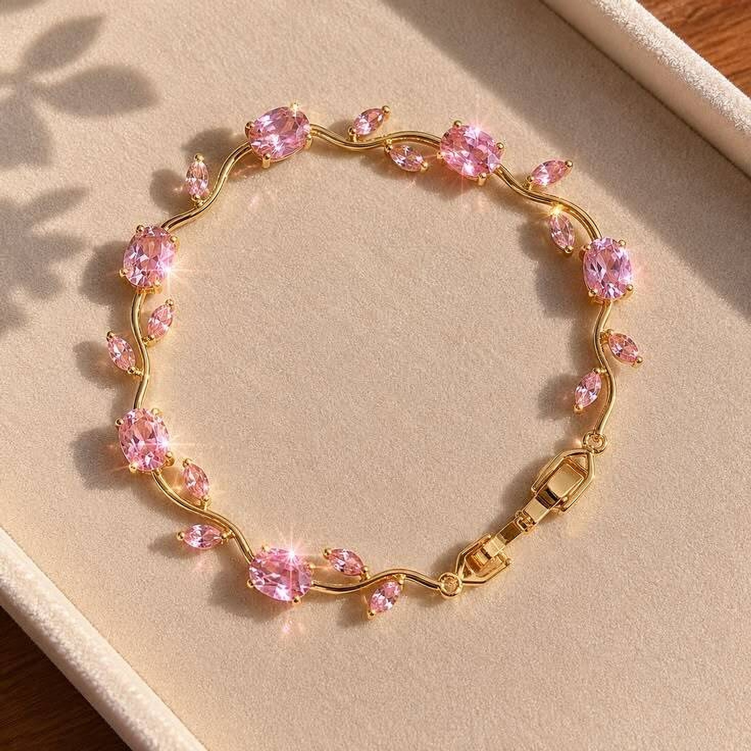 Image of Amar Beauty and Jewls Metal Cubic Zirconia Bracelet