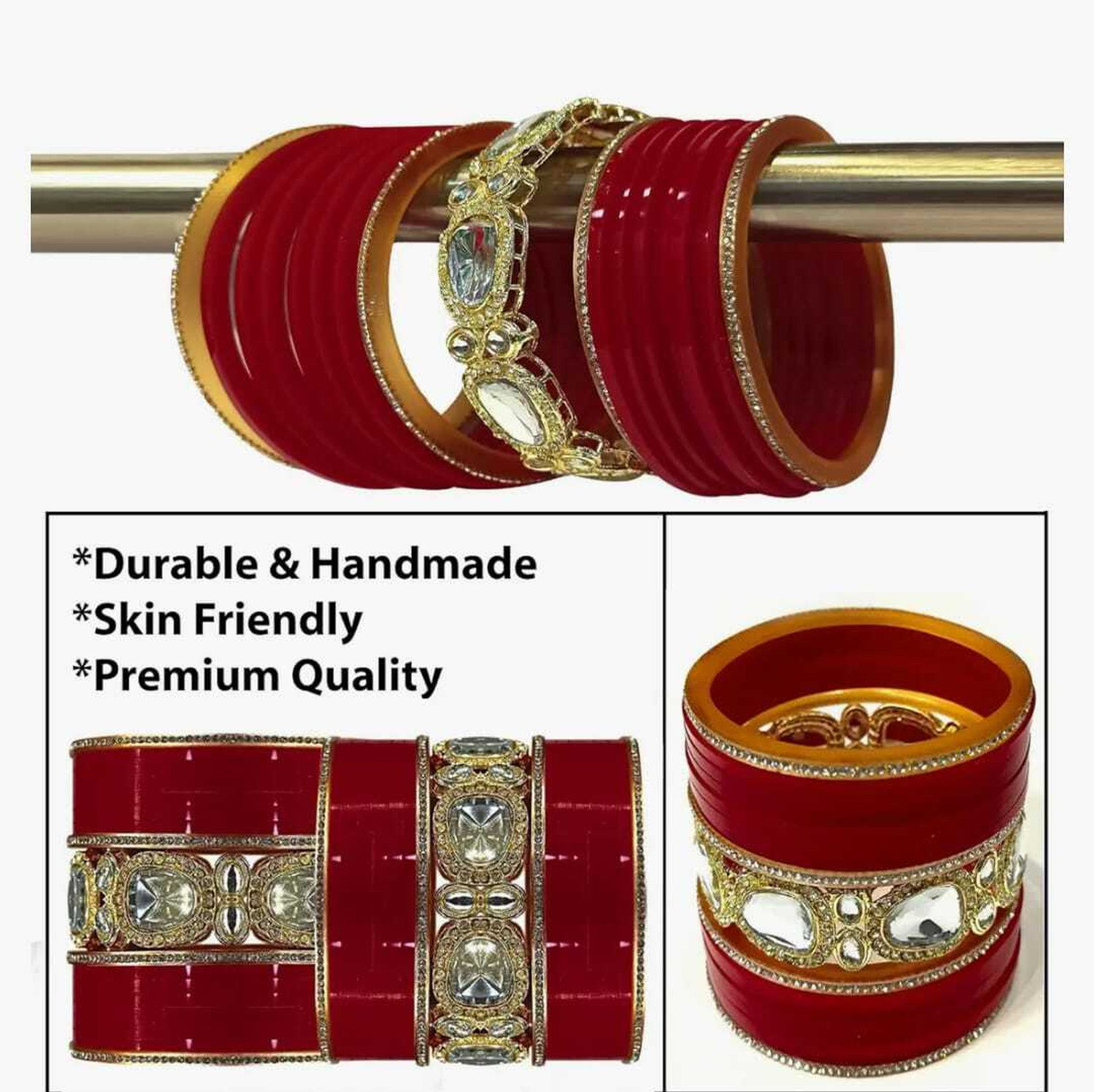 Image of whatowear Metal Zircon Gold-plated Chudas
