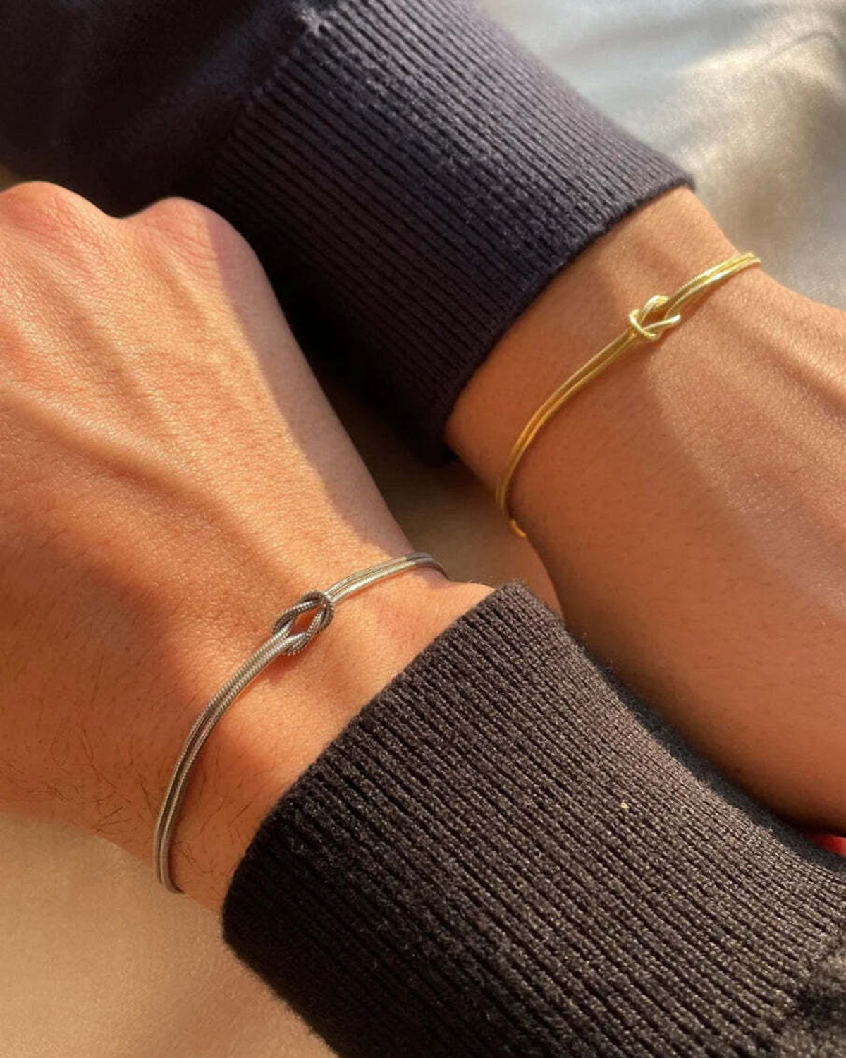 Image of Salty Stainless Steel Bangle Set