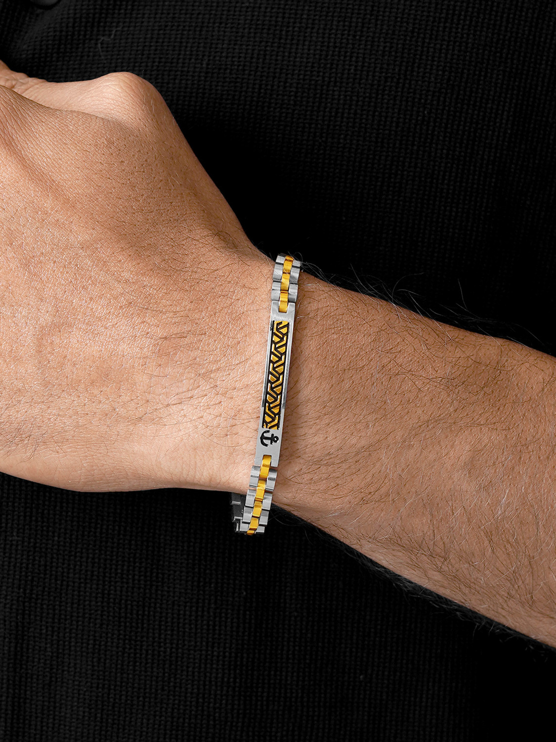 Image of SWASHAA Stainless Steel Silver Bracelet