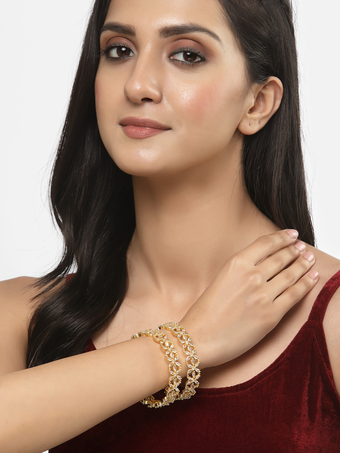 Image of ZENEME Brass Bangle Set