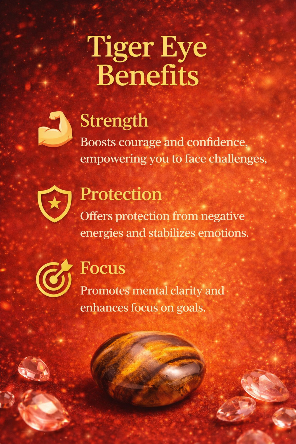 Image of Tanishee- The Real Jewels Crystal, Tiger's Eye Cat's Eye Bracelet