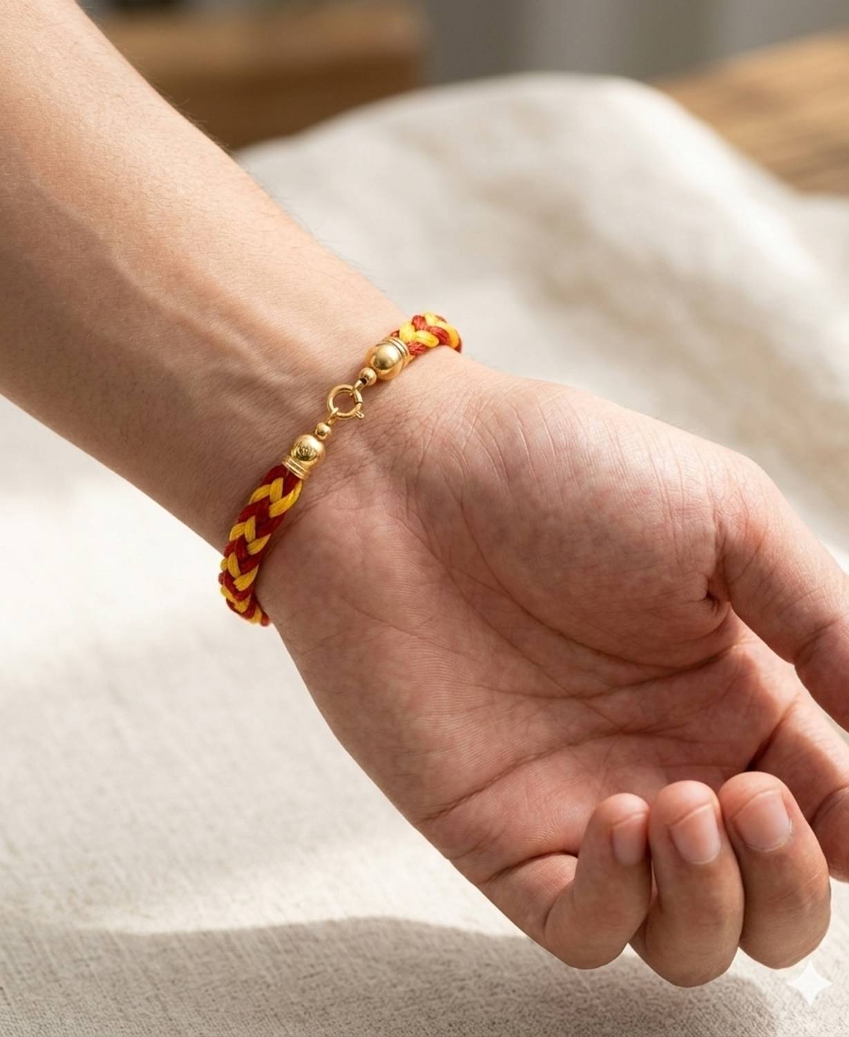 Tulsi Tatva Cloth Charm Bracelet - Image 3