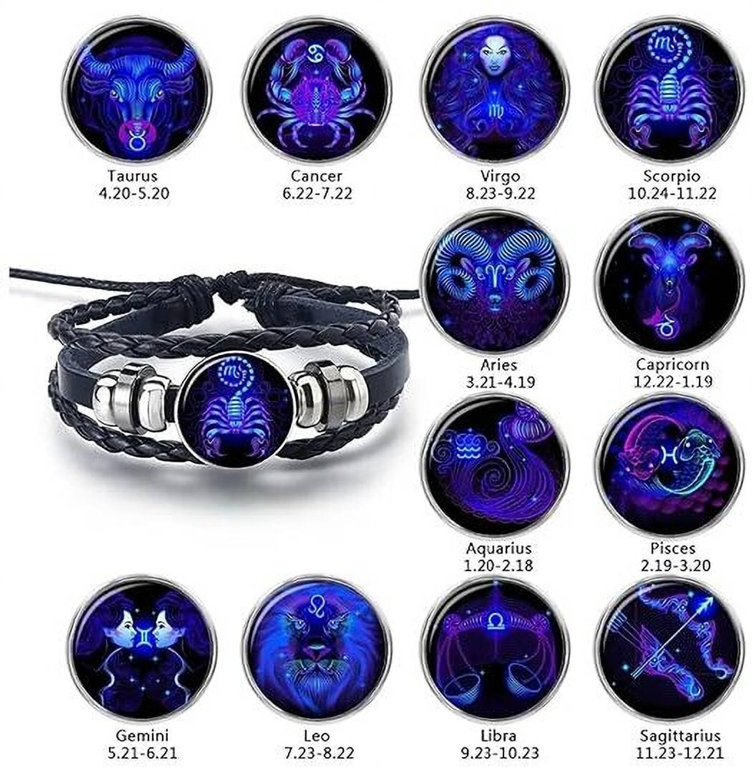 QWERTY Leather Bracelet - Image 2