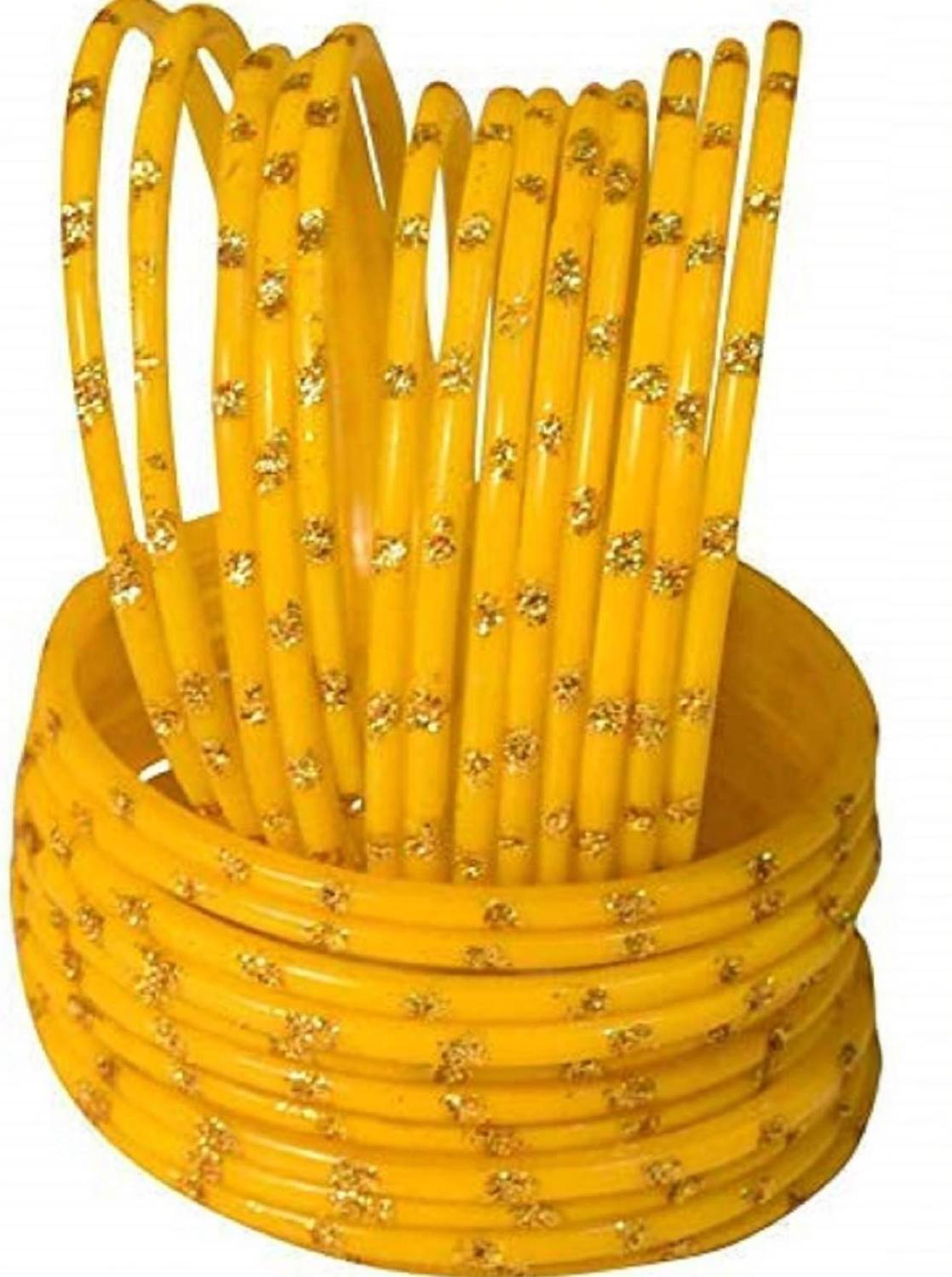 LYBASHINE Glass Cubic Zirconia Gold-plated Bangle Set