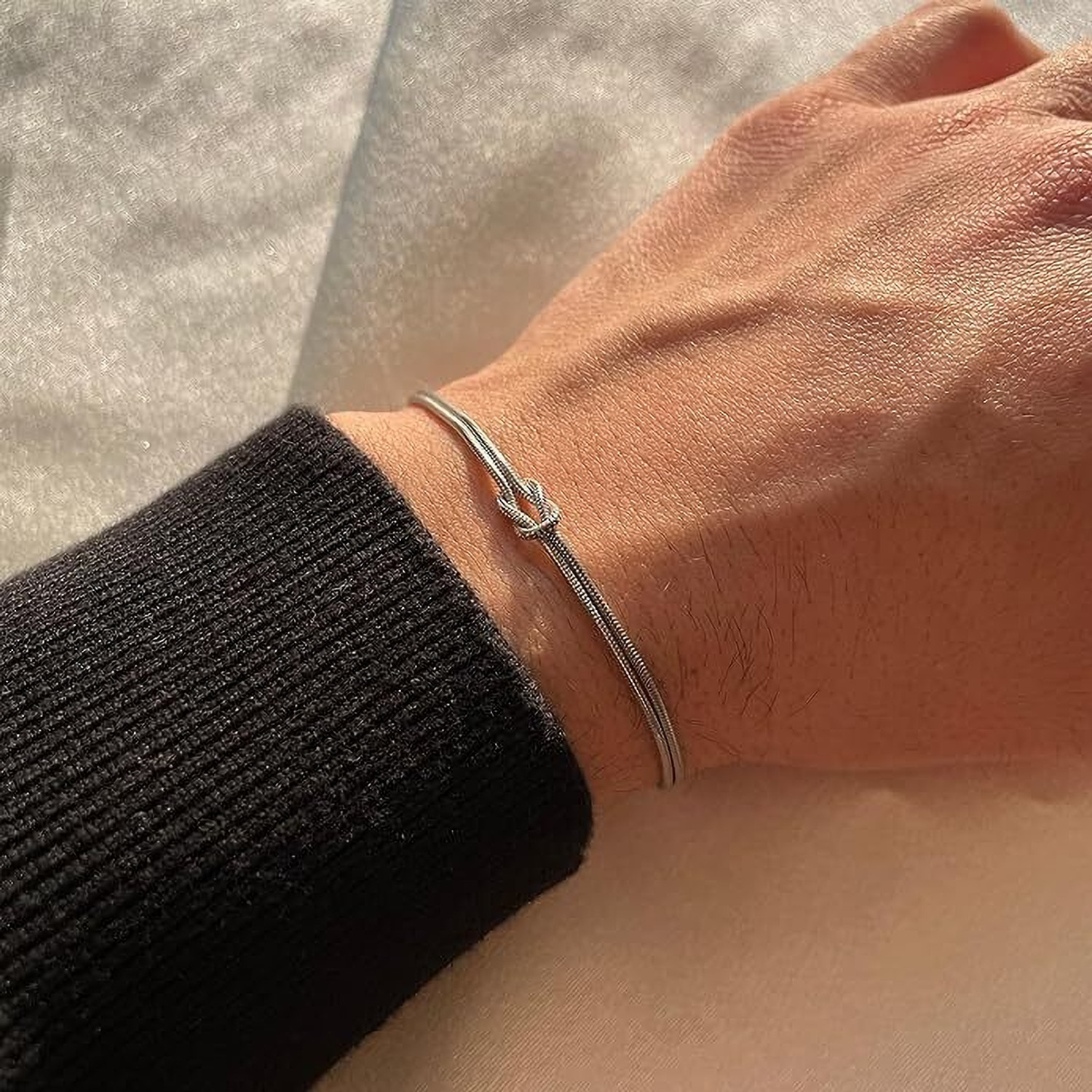 Image of Salty Stainless Steel Bangle Set