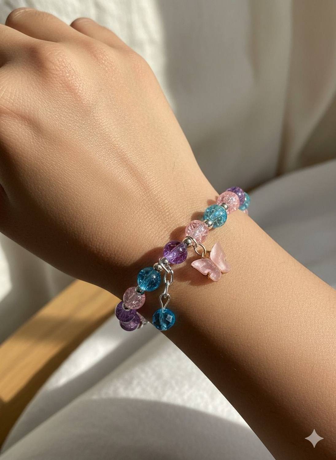 Kaguyo Silver Bracelets For Women, Crystal Bracelets, Clear-997675