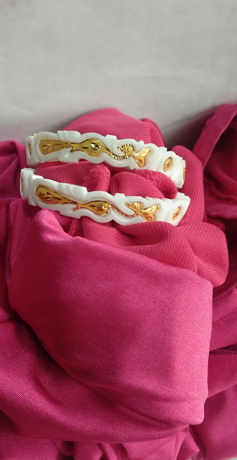 Image of RoyalLImitation Metal Gold-plated Bangle Set
