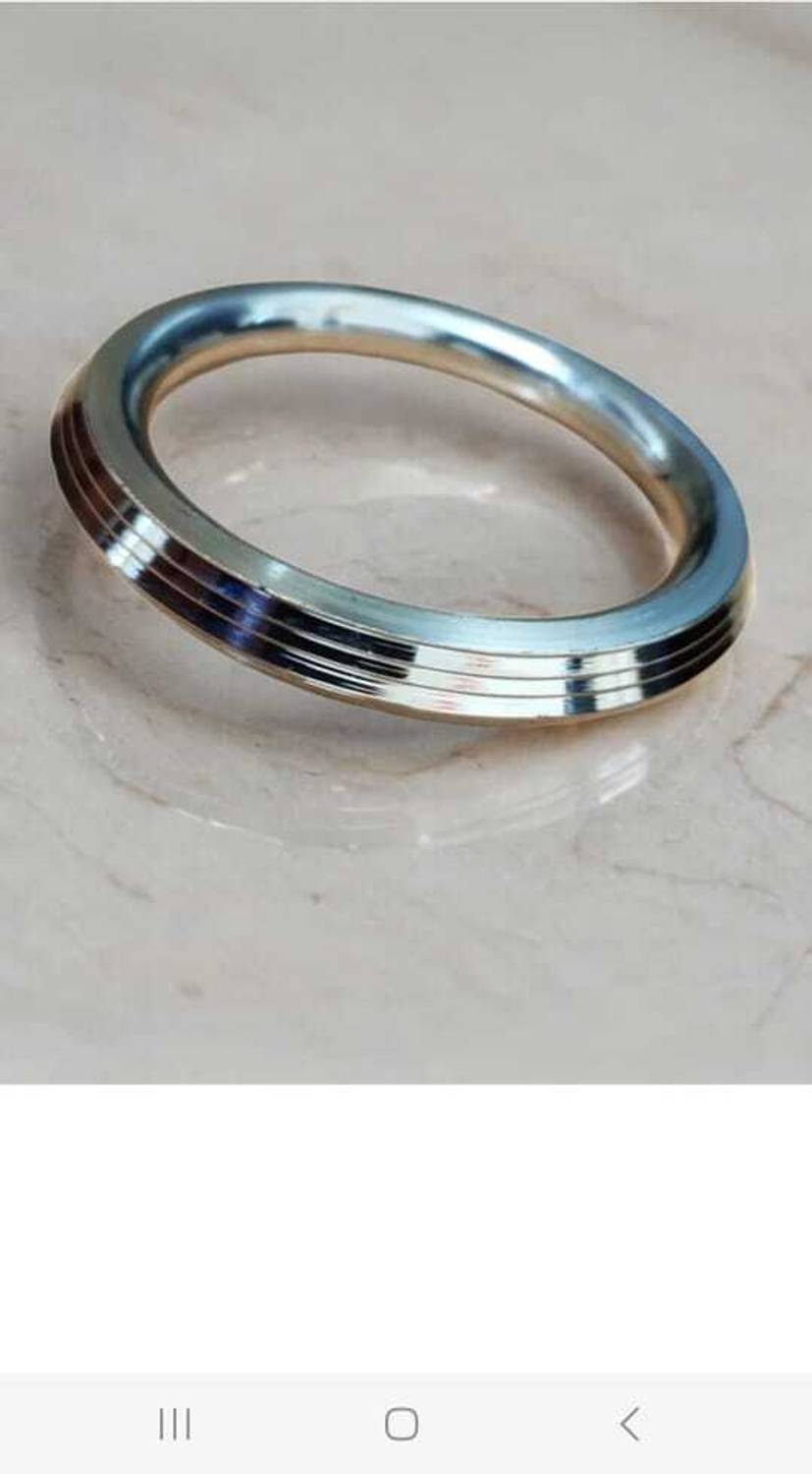 AKARISHIT Stainless Steel Silver Kada