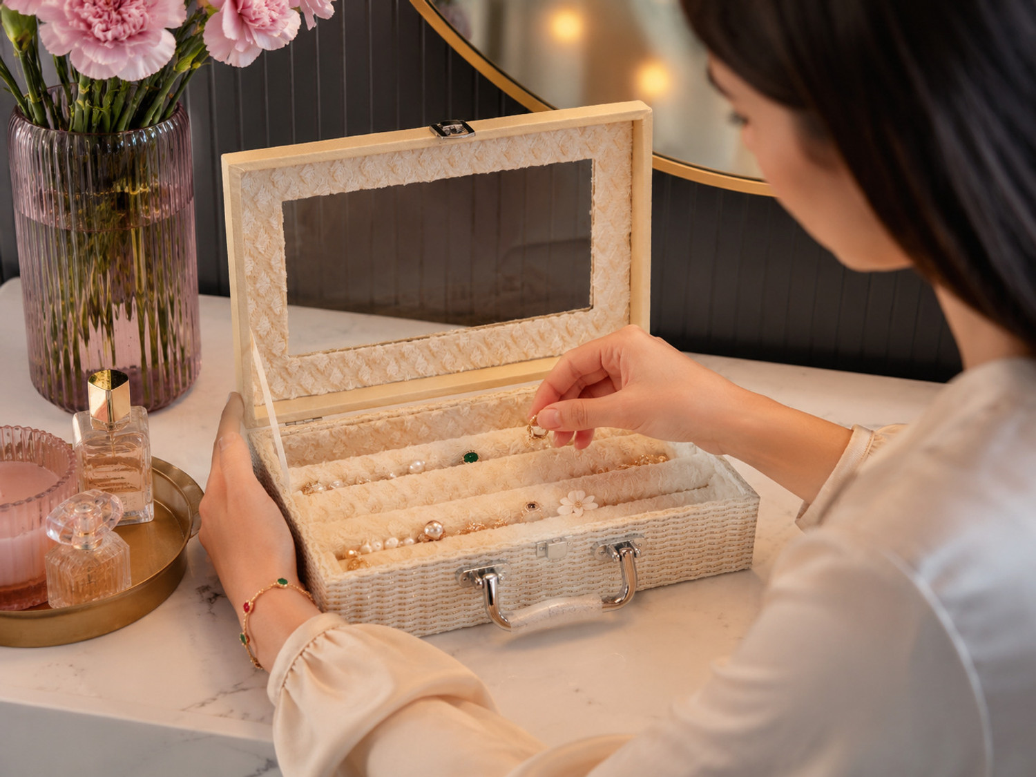 Image of Daaking Wood Bangle Set