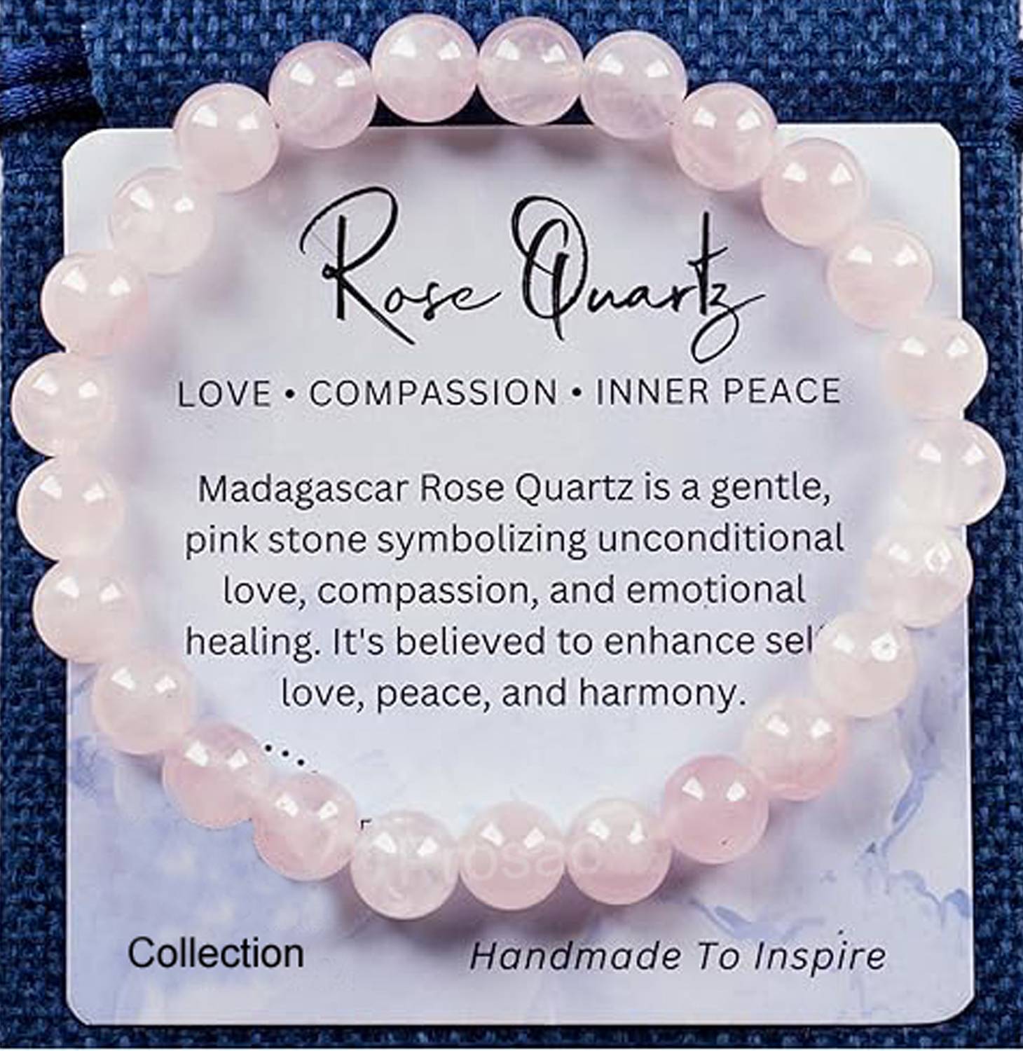 Avekin Rose Quartz Crystal Bracelet