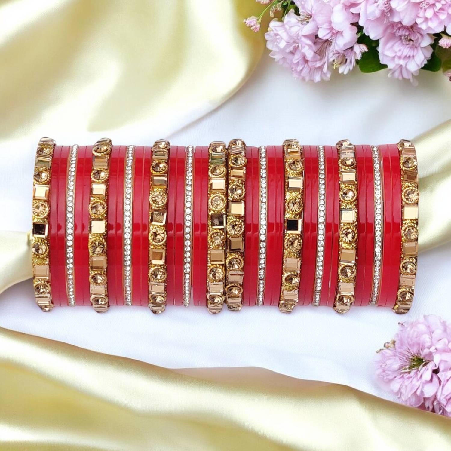 BATUKNATH Plastic Beads, Zircon Chudas