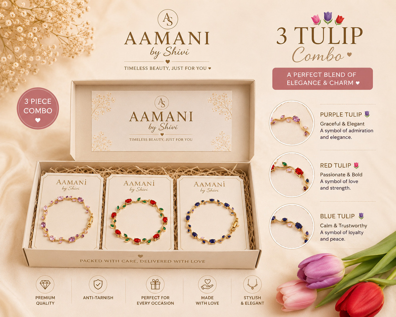 Image of Aamani Producation Alloy Gold-plated Bracelet
