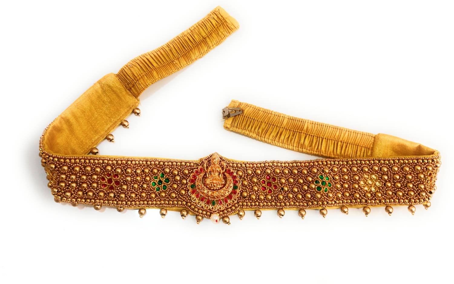 Adyashree Emporium Alloy Ruby Gold-plated Armlet Set