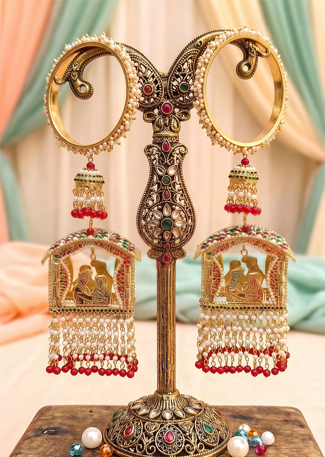 Image of advika creations india Metal Beads, Pearl Kalire