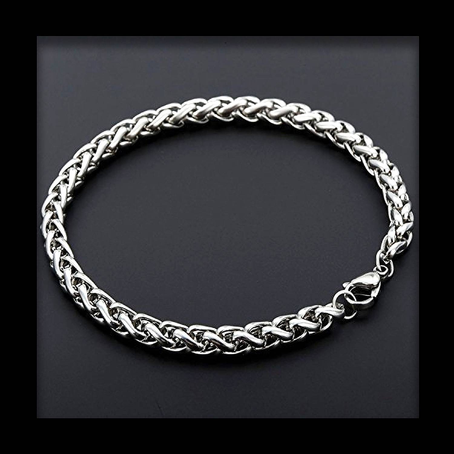 syrma Stainless Steel Silver Bracelet - Image 1