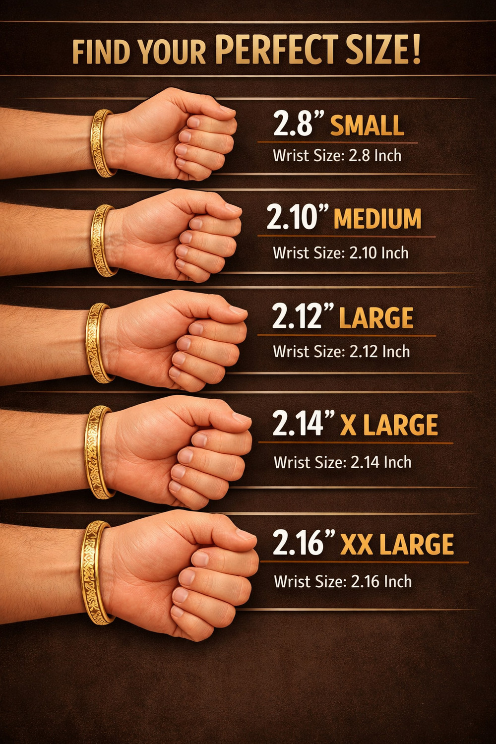 Image of Shining Jewel Brass Gold-plated Kada