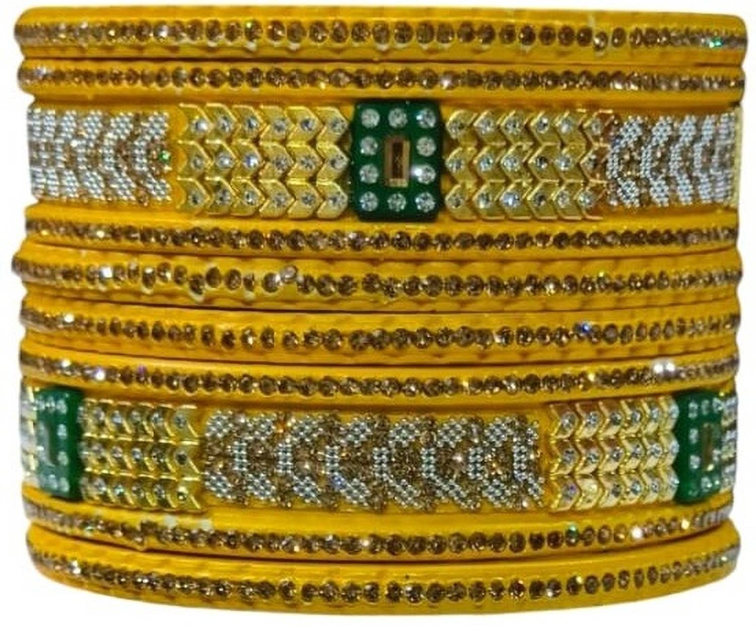 AMCM Lac Cubic Zirconia Bangle Set