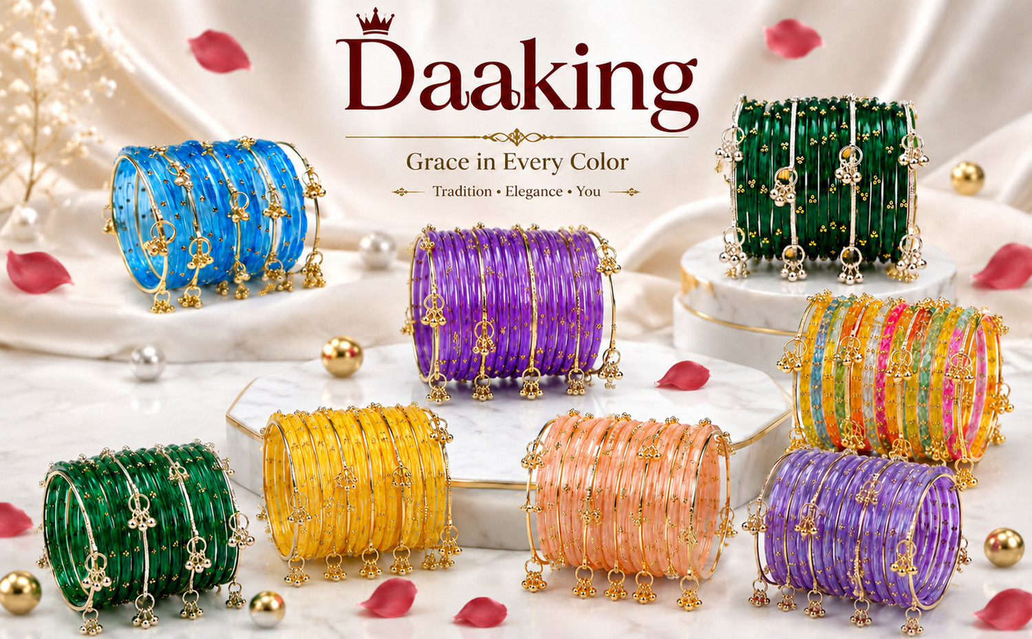 Image of Daaking Wood Bangle Set