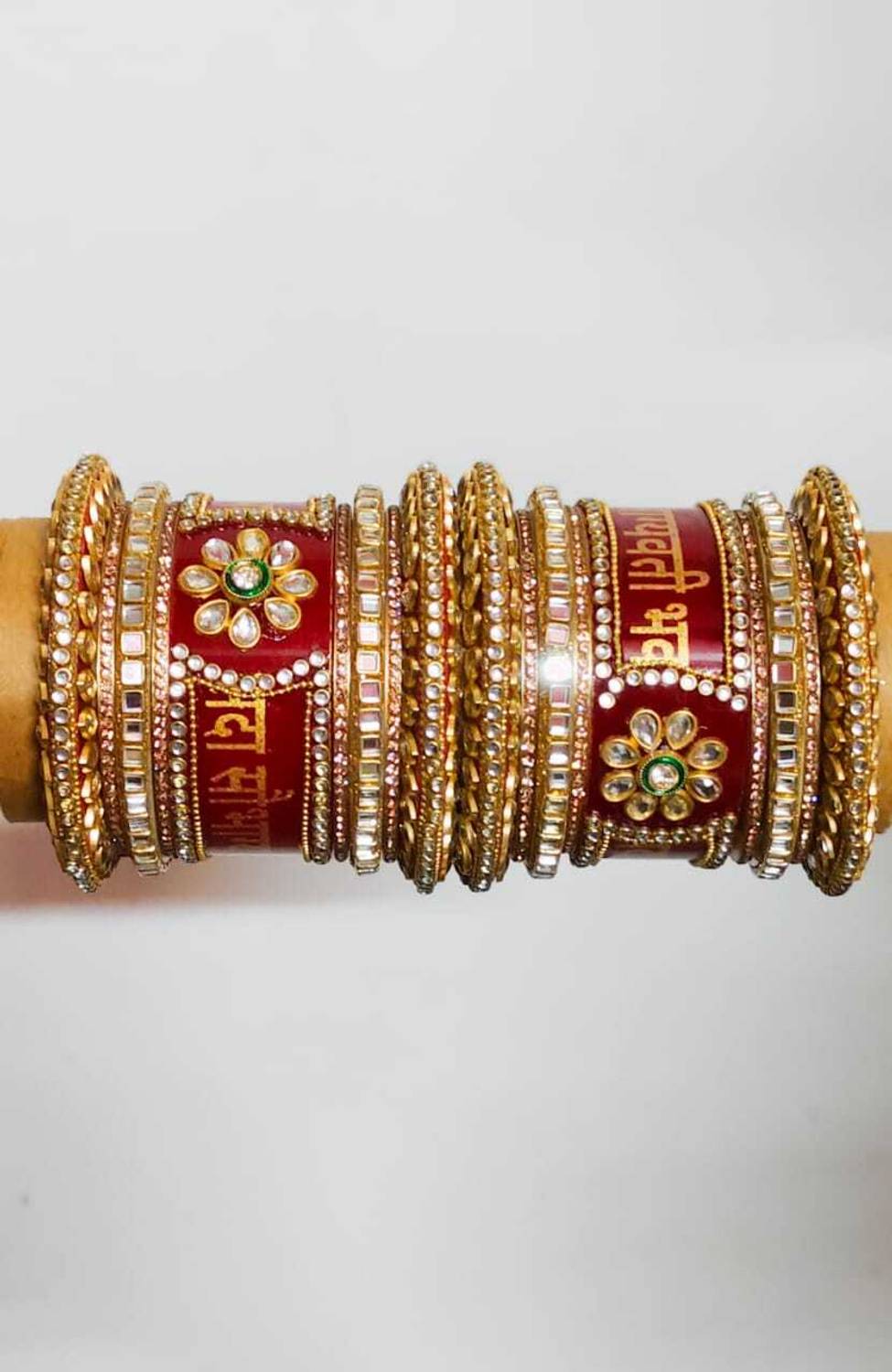 ACJ Plastic Beads Gold-plated Chudas