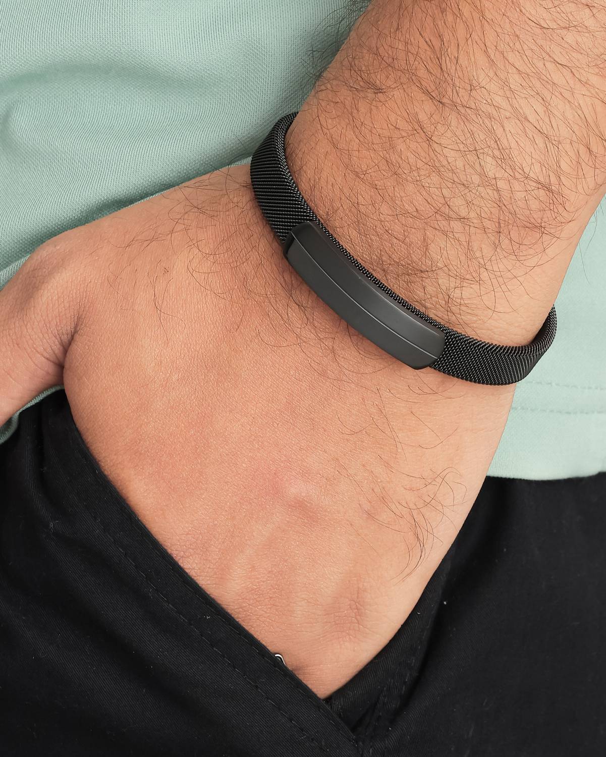FEEDNIX Black Silver Kada - Image 4