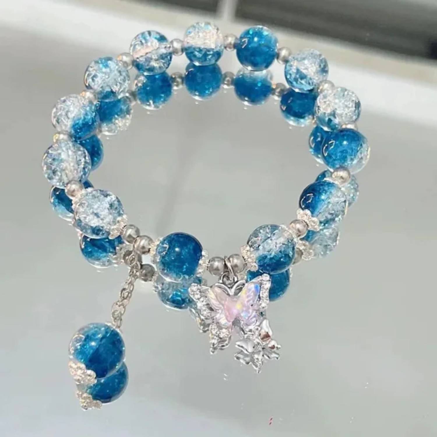 MEURI Alloy Bracelet, Green, Alloy