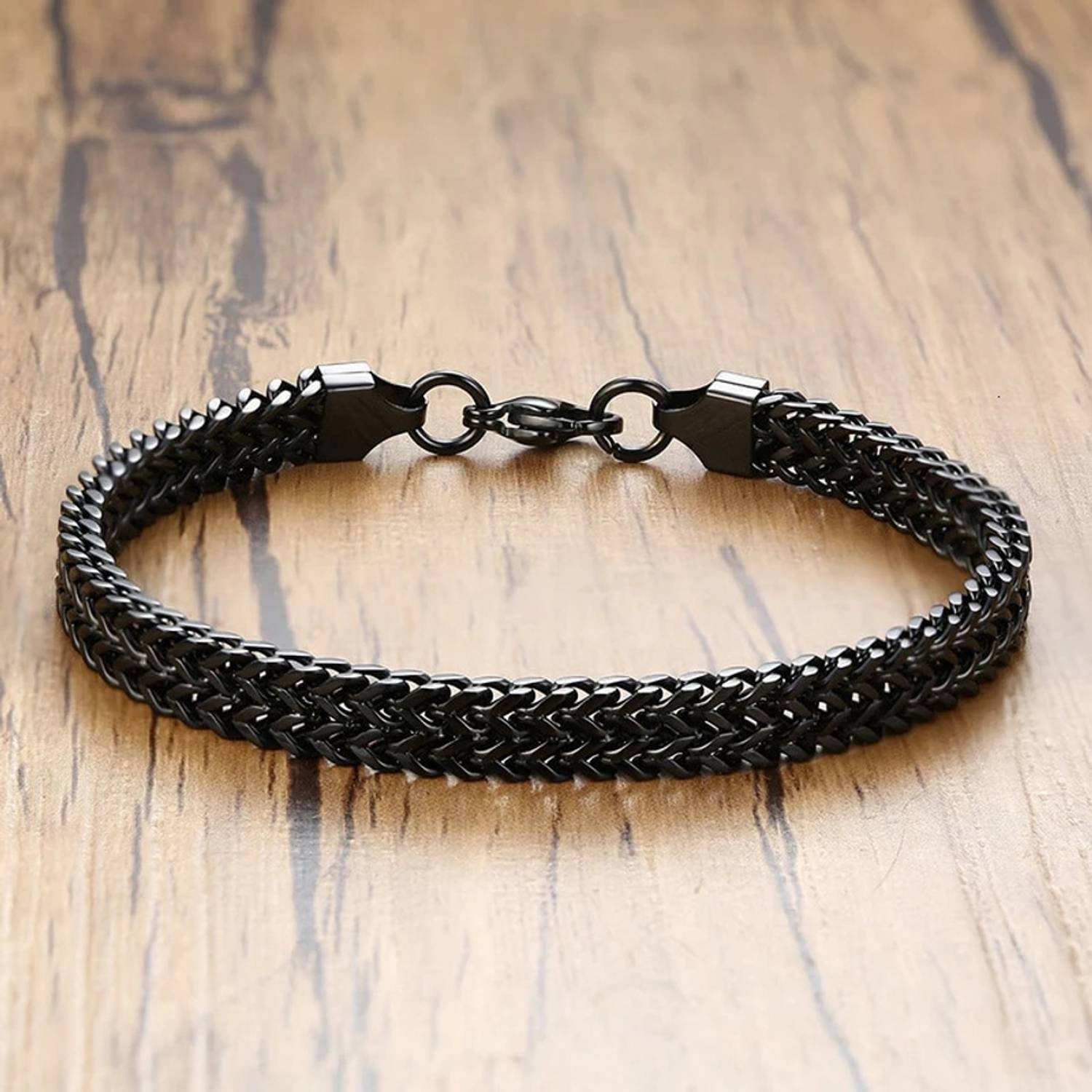Thrillz Stainless Steel Silver Bracelet - Image 1